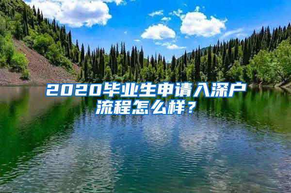 2020畢業(yè)生申請(qǐng)入深戶流程怎么樣？