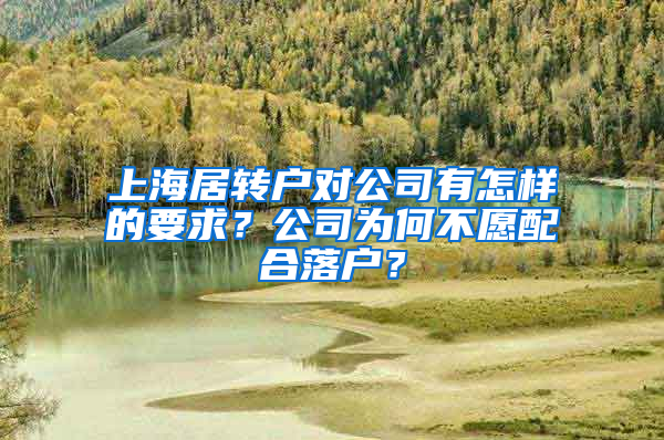 上海居轉(zhuǎn)戶對公司有怎樣的要求？公司為何不愿配合落戶？