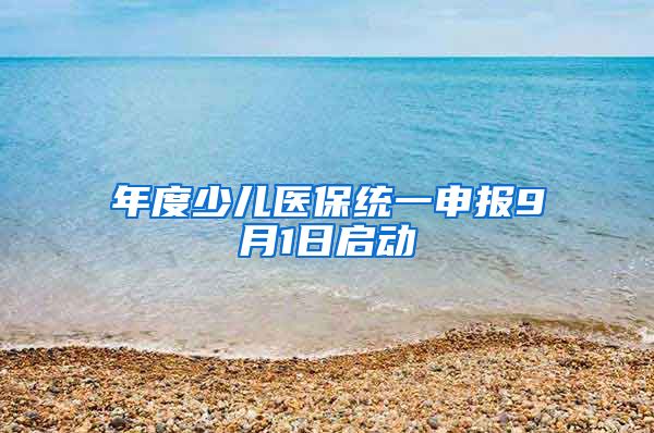 年度少兒醫(yī)保統(tǒng)一申報(bào)9月1日啟動