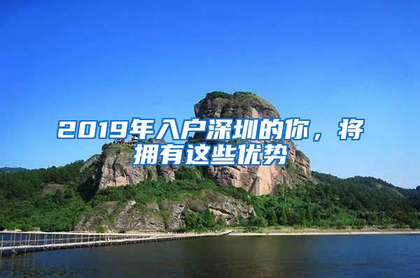 2019年入戶深圳的你，將擁有這些優(yōu)勢