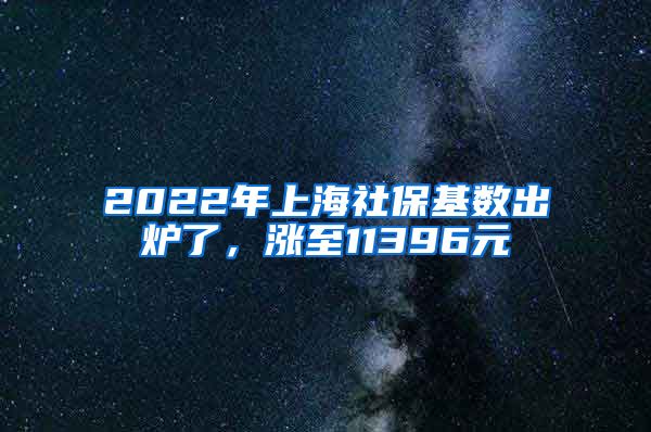 2022年上海社保基數(shù)出爐了，漲至11396元