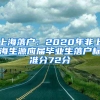 上海落戶：2020年非上海生源應(yīng)屆畢業(yè)生落戶標準分72分