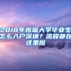 2018年應屆大學畢業(yè)生怎么入戶深圳？流程都在這里啦