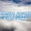 金融人注意！2020年上海人才引進落戶名單公示，超20%是金融機構(gòu)