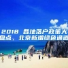 2018 各地落戶政策大盤點(diǎn)，北京新增綠色通道