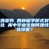 漲姿勢 各種留學(xué)形式對比 高中畢業(yè)生如何理性選擇呢？