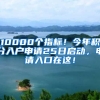 10000個指標(biāo)！今年積分入戶申請25日啟動，申請入口在這！