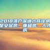 2018落戶深圳六成住房是安居房、廉租房、人才房
